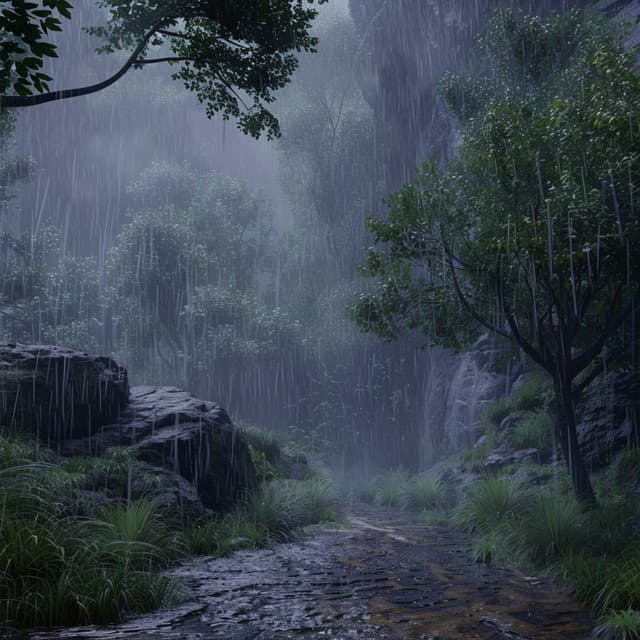 Rain Chill Slumber: Soothing Sounds for Restful Night - Interstellar Journey