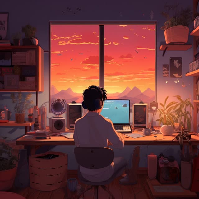 Llovizna De Trabajo: Ecos Binaurales De Lluvia - La fábrica de ritmos binaurales