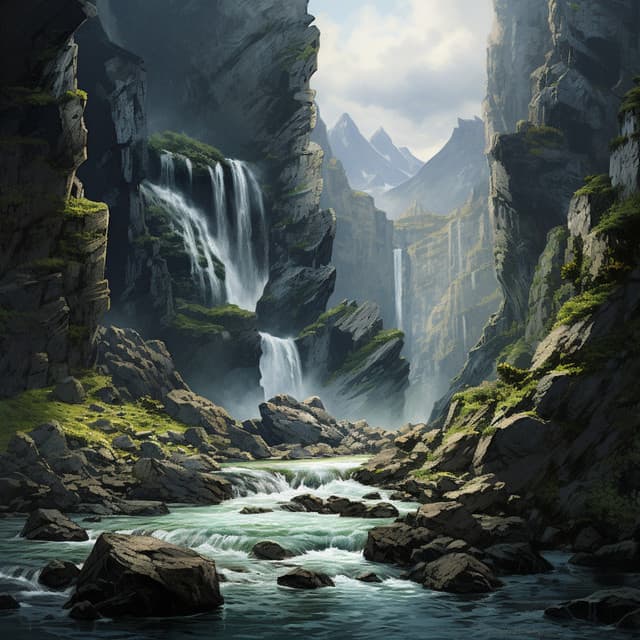 Rápidos Pacíficos: Flujos Melódicos - Paisajes de alegría