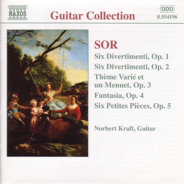 Sor: 6 Divertimenti, Opp. 1 and 2 / 6 Petite Pieces, Op. 5 - Fernando Sor