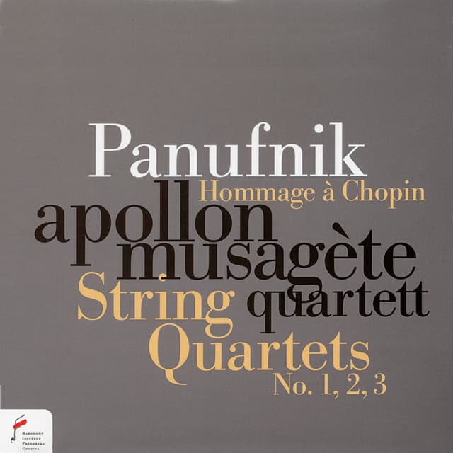 Panufik: String Quartets No. 1, 2, 3 - Andrzej Panufnik