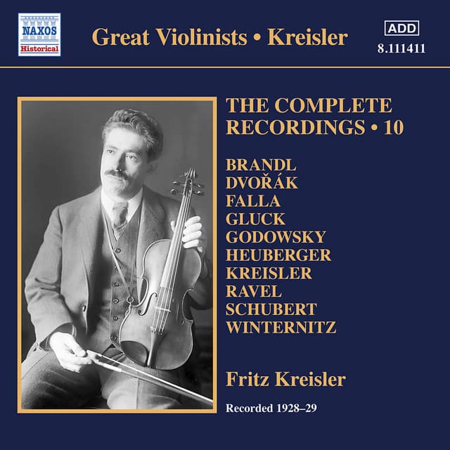 Kreisler: The Complete Recordings, Vol. 10 - Fritz Kreisler