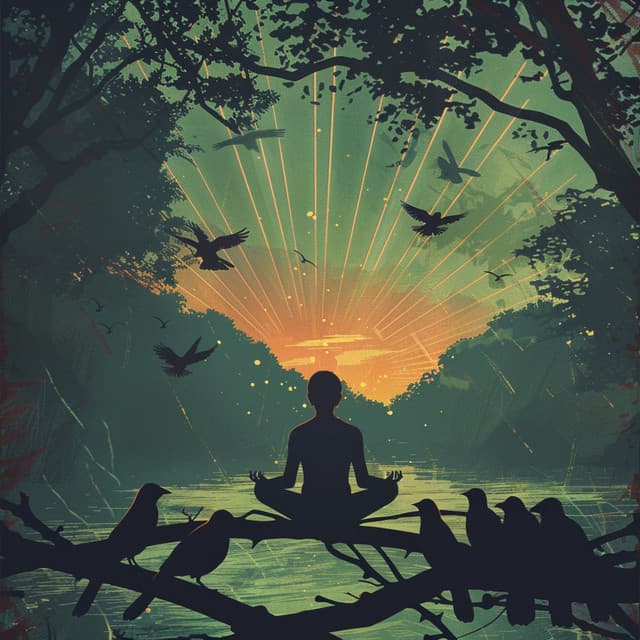 Yoga Serenity: Binaural Birds in Balance - 92 88 Hz - Oceanic Yoga Pros