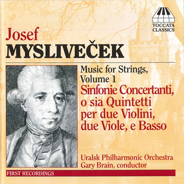 Myslivecek: Music for Strings, Vol. 1 - 6 Concertante Symphonies - Josef Mysliveček