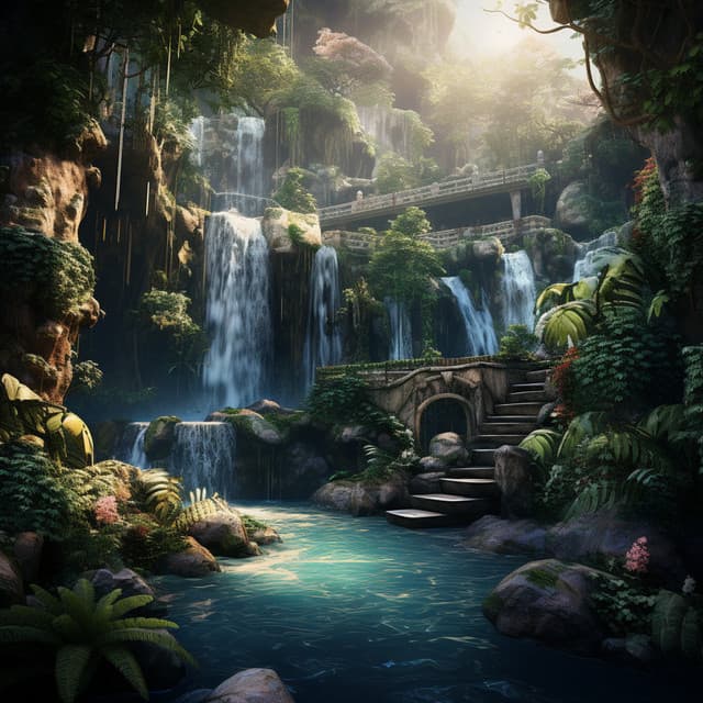 Dogs Calm: Waterfall's Soothing Presence - I See Rainbows