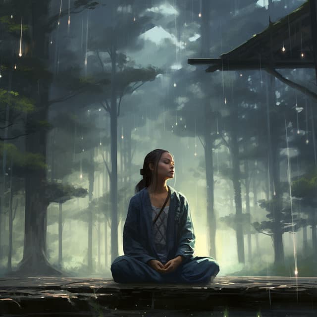 Meditación De La Lluvia: Melodía Del Flujo Meditativo De Las Gotas De Lluvia - Lluvia París