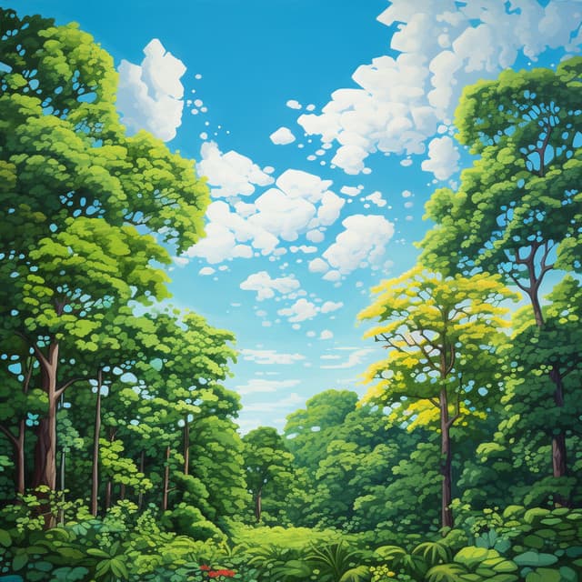 Emanating Serenity: Nature's Peaceful Embrace - Feel The Nature