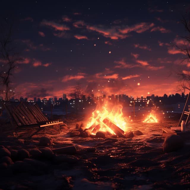 Fireside Work Rhythm: Motivating Warmth - Concentration Music Ensemble