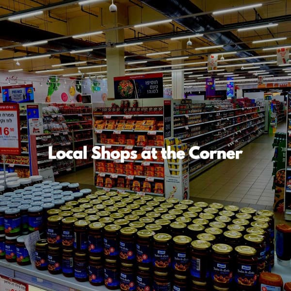 Local Shops at the Corner - Ruhig Pomeriggio Jazz