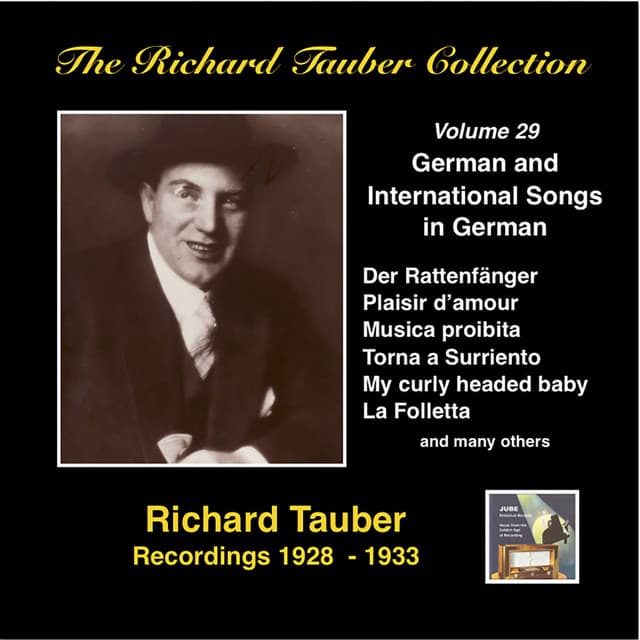 The Richard Tauber Collection, Vol. 29: Popular International Songs in German - Richard Tauber