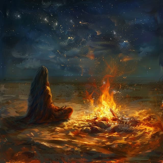 Melodías De Relajación En El Fuego: Llamas Apacibles - Binaural ritmos la relajación