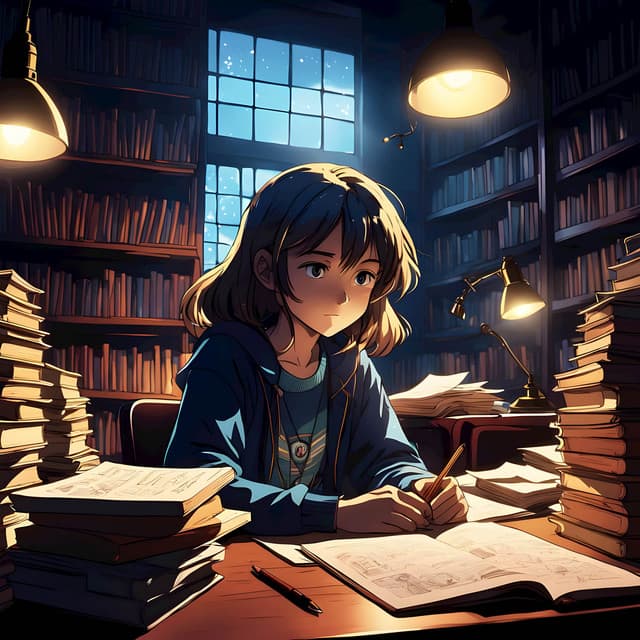 Quiet Library: Soft Lo-Fi Chillhop for Concentration & Flow - Lofi Hip-Hop Beats