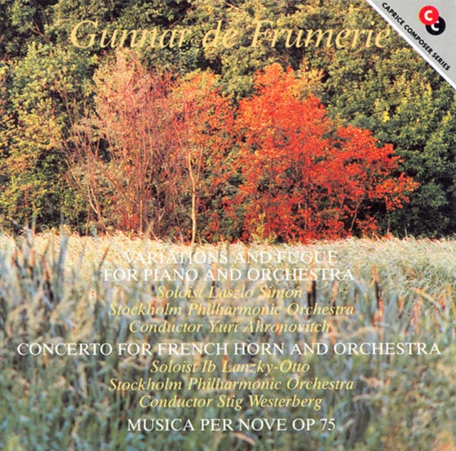 Frumerie: Variations and Fugue / Horn Concerto / Musica Per Nove - Gunnar de Frumerie