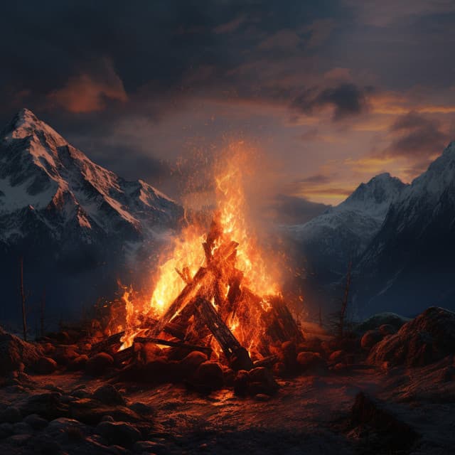 Hearthside Relaxation: Gentle Fire Melodies - Classical Relaxation