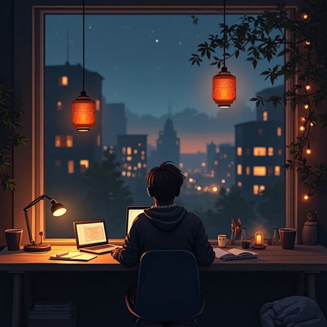 Aesthetic LoFi Beats: Calm Study Music for Late Nights - Lofi Blissful Music