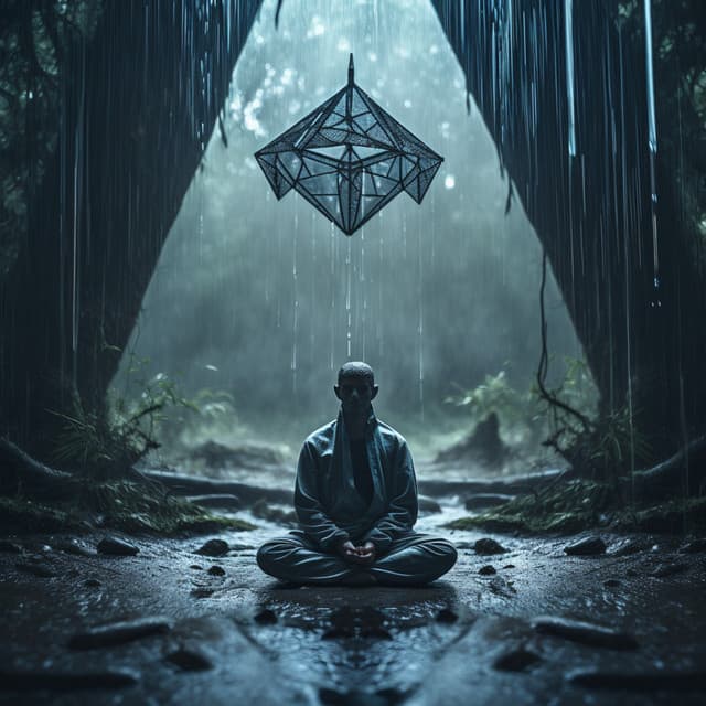 Meditación Con Lluvia: Sinfonía Tranquila Del Flujo - Felicidad básica