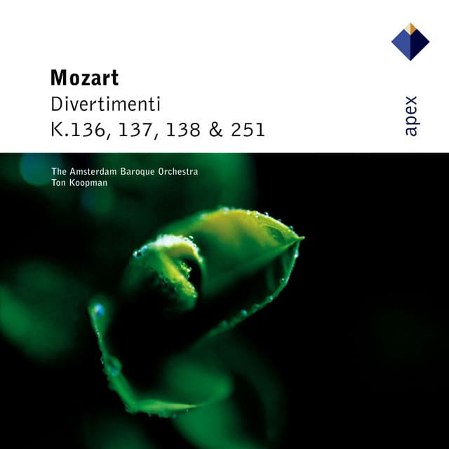 Mozart: Divertimenti K. 136, K. 137, K. 138 & K. 251 - Wolfgang Amadeus Mozart