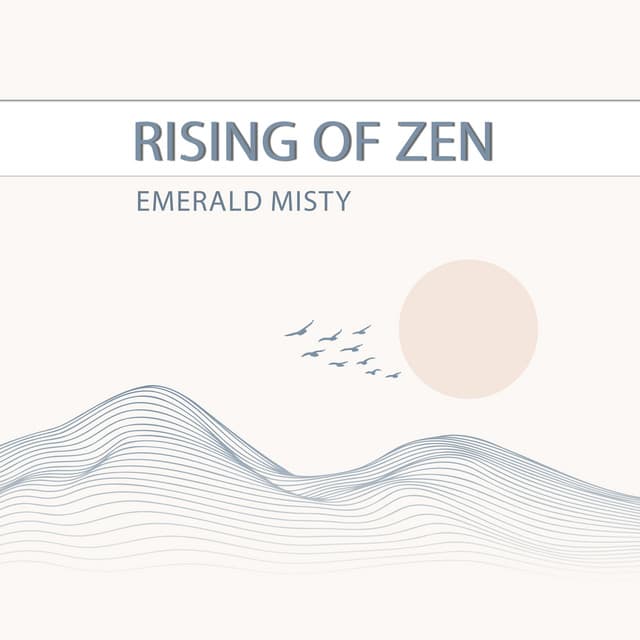 Rising of Zen: Japanese Tranquility - Emerald Misty