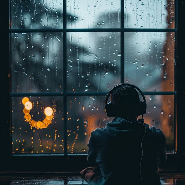 Concentración Bajo La Lluvia: Claridad Binaural - Ruido de enfoque