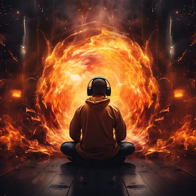 Meditative Flames: Calming Fire Symphony - Florida Nature