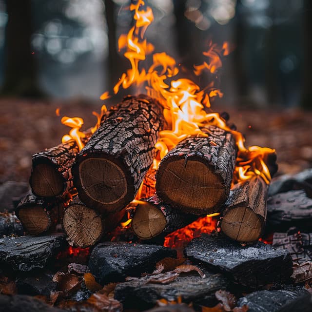 Calma De Meditación: Paisajes Sonoros De Fuego Calmo - Lista de reproducción de meditación