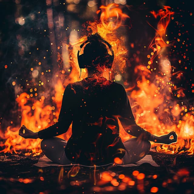Fiery Zen: Yoga Music Flames - Kids Yoga & Meditation