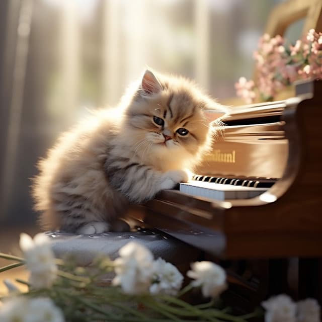 Cats Whimsy: Piano Tones - Violet Keys