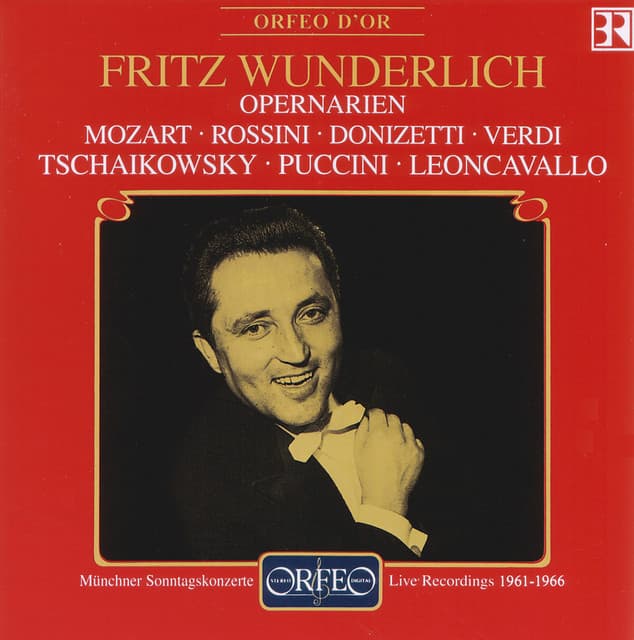 Wunderlich: Opernarien - Fritz Wunderlich