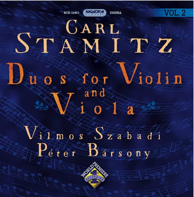Stamitz, C.: Duos for Violin and Viola, Vol. 2 - Carl Stamitz