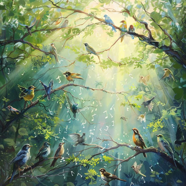 Binaural Birds in Flight: Ethereal Melodies - 80 88 Hz - Axpro Oum