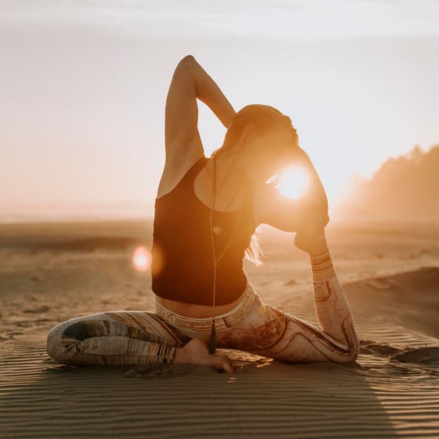 Sacred Flames: Binaural Yoga's Mindful Oasis - Shining Blaze Fire Sounds