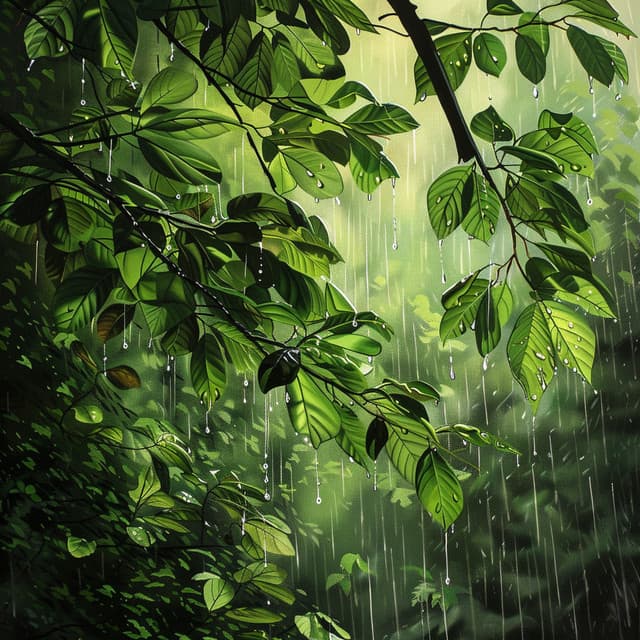 Relajación Suave De Lluvia Con Tonos Binaurales - Efectos especiales del clima
