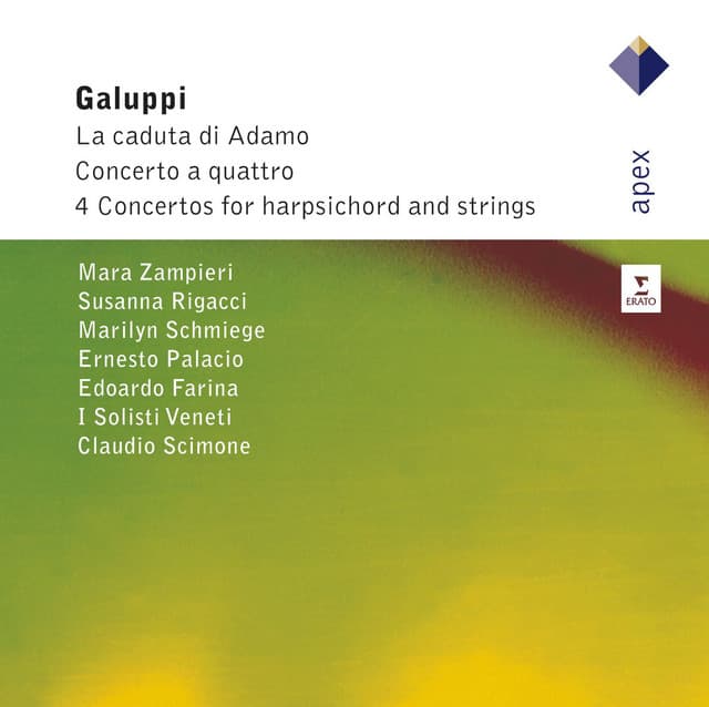 Galuppi : Concerto a Quattri, La Caduta di Adamo & Harpsichord Concertos - Baldassare Galuppi