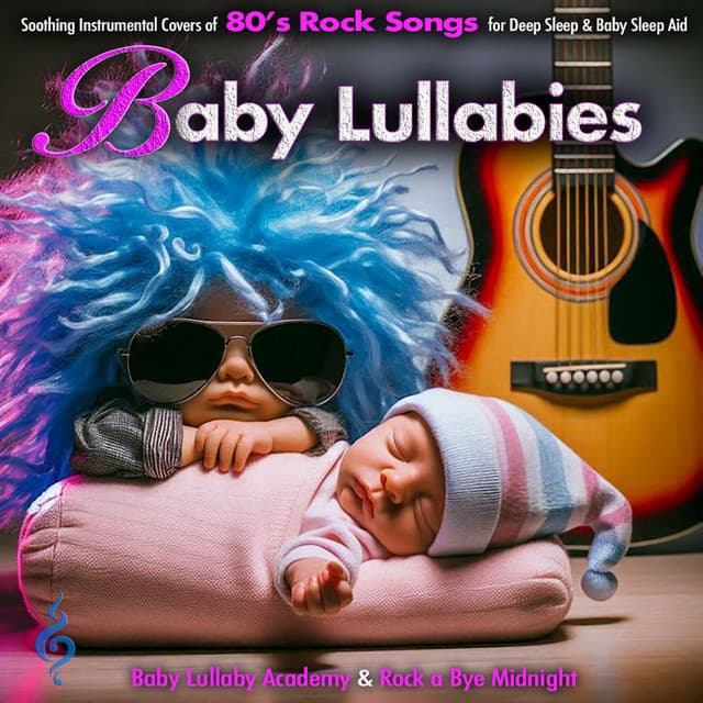 Baby Lullabies: Soothing Instrumental Covers of 80's Rock Songs for Deep Sleep & Baby Sleep Aid - Baby Lullaby Academy