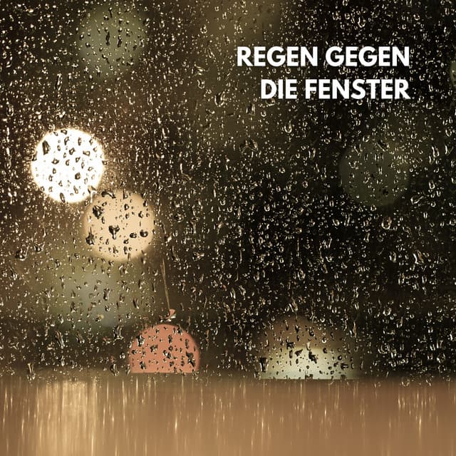 Regen gegen die Fenster - Weißes Rauschen HD