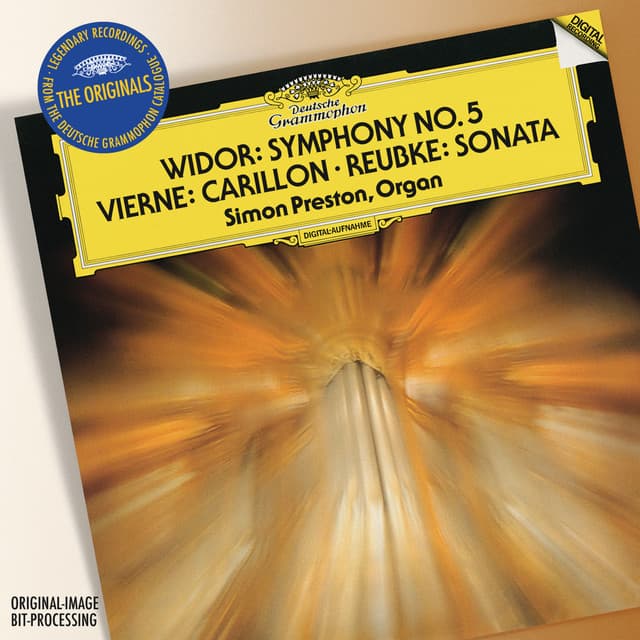 Vierne: Carillon de Westminster / Widor: Symphony No.5 In F Minor / Reubke: Sonata On The 94th Psalm - Simon Preston