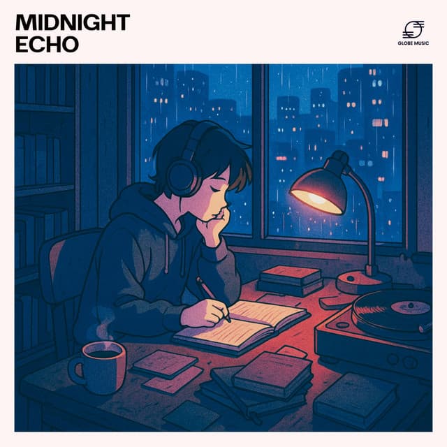 Midnight Echo: Lofi Study Beats - Lo Fi Hip Hop