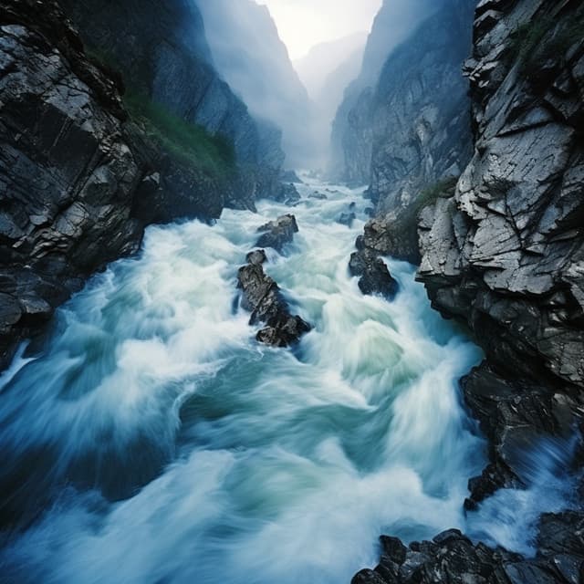 Flujo De Meditación Del Agua: Paisajes Sonoros Serenos - Música de la Naturaleza