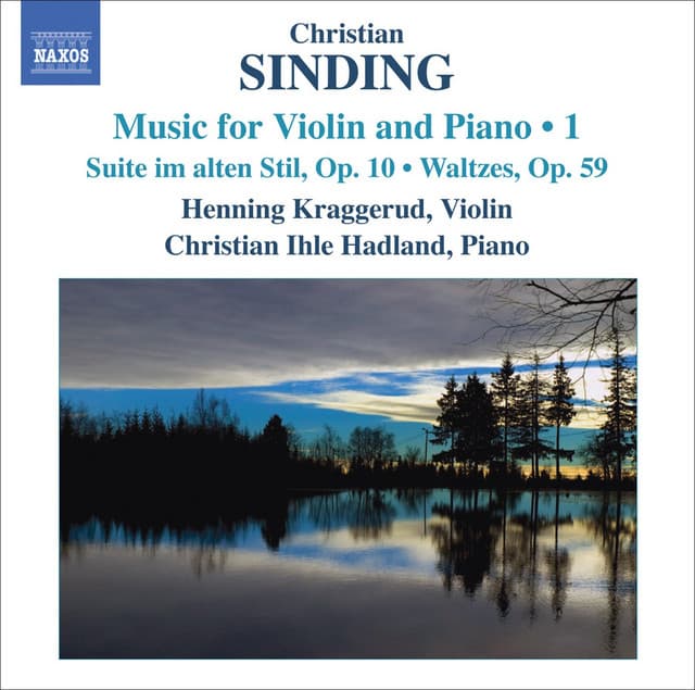 Sinding: Music for Violin & Piano, Vol. 1 - Christian Sinding