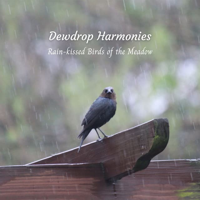 Dewdrop Harmonies: Rain-kissed Birds of the Meadow - Relaxation Rain Meditation