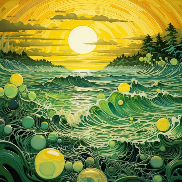 Dreamy Seascape Sounds: Ocean Ripples' Slumber - Sleep Crickets