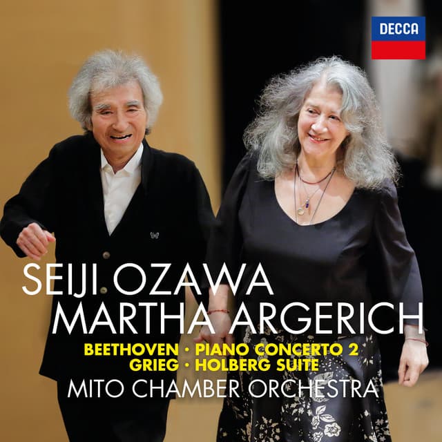 Beethoven: Piano Concerto No. 2 – Grieg: Holberg Suite - Martha Argerich