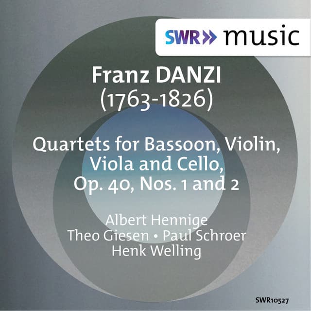Danzi: Quartet for Bassoon, Violin, Viola & Cello, Op. 40 Nos. 1 & 2 - Franz Danzi