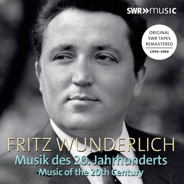 Fritz Wunderlich: Arias from the 20th Century - Fritz Wunderlich