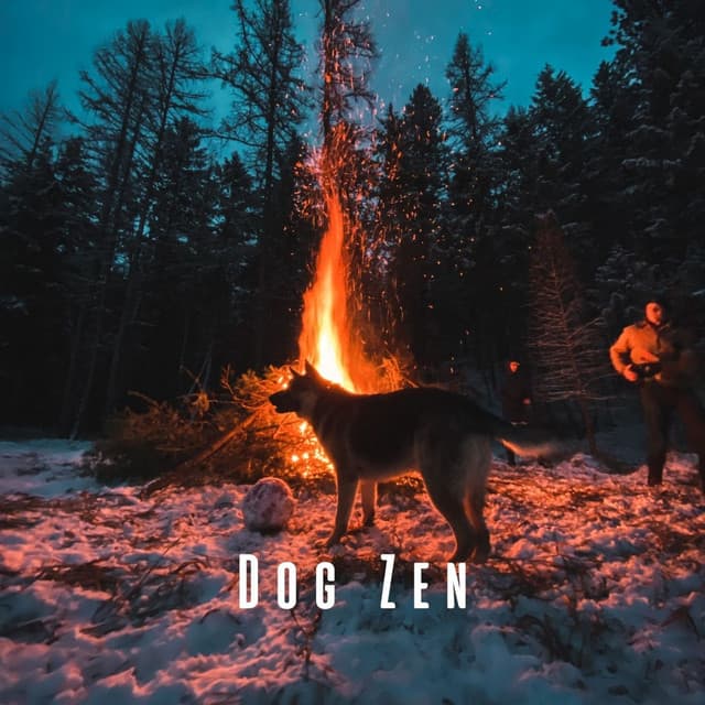 Dog Zen: Relaxing Fire Melodies with Chill Sounds - Flamespad Nature Fire Sounds