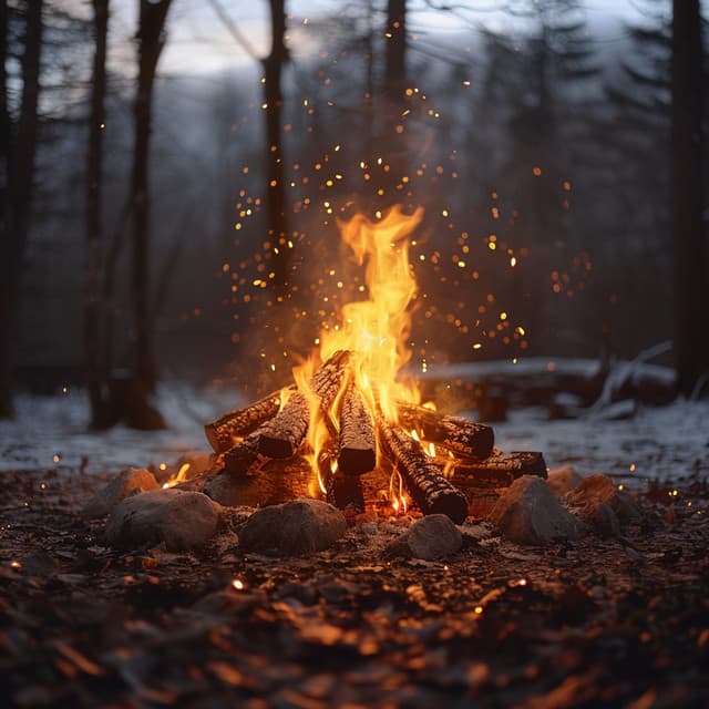 Serenidad De Fogata Binaural Para La Meditación - Meditaciones Pacíficos