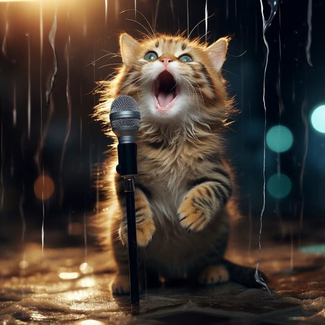 Rain Purr: Cats Mellow Frequencies - Isochronic Tones Brainwave Entrainment