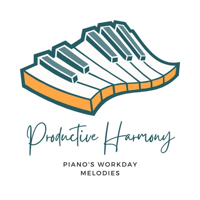 Productive Harmony: Piano's Workday Melodies - Piano Time