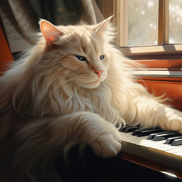 Feline Serenity: Piano Music for Cats' Relaxation - Relaxcation