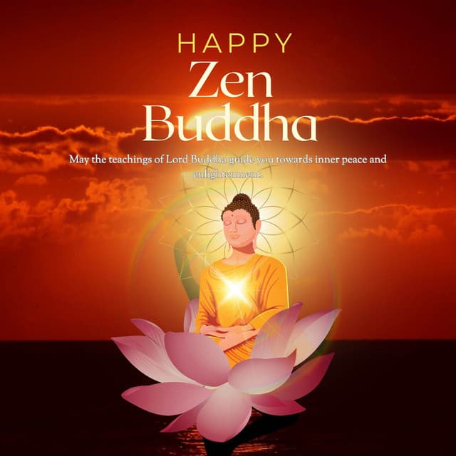 Happy Zen Buddha